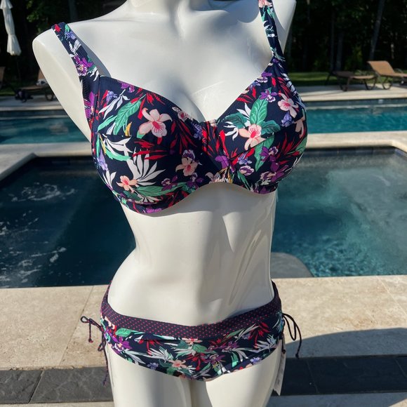 ‼️SALE ‼️ New Anita Rosa Faia Floral Bikini Set Sibel Size 12 / 38E - Picture 8 of 12